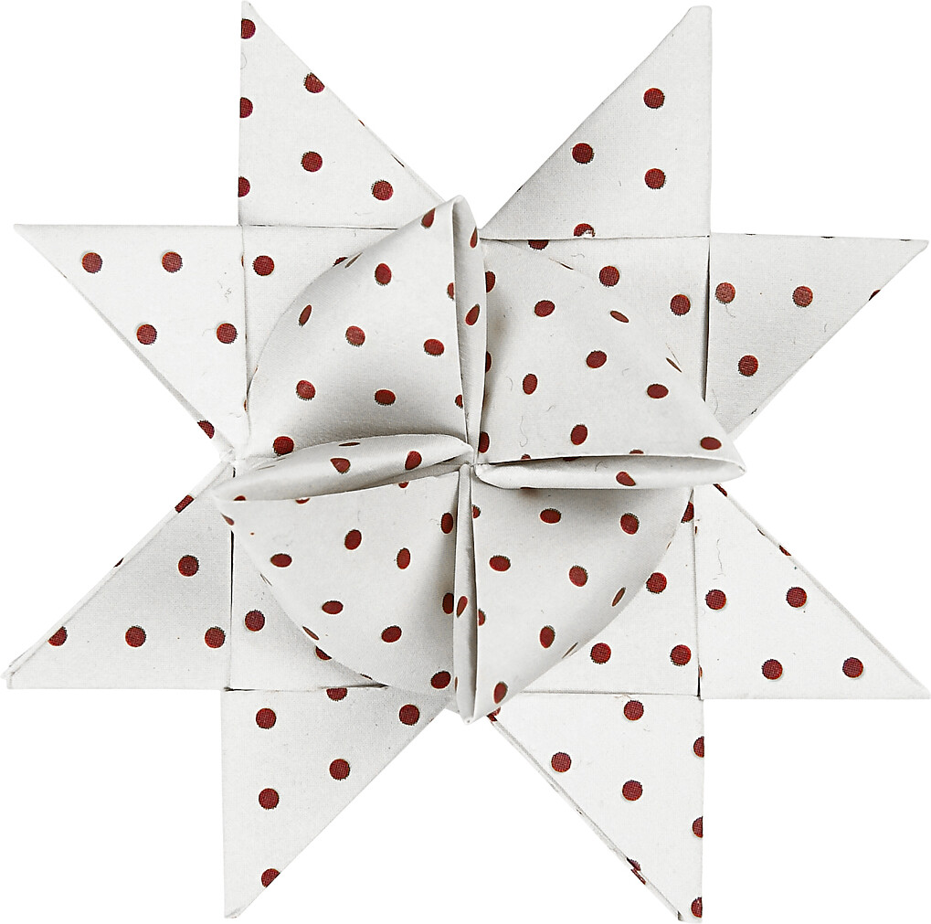 Stjernestrimler - L 44 78 Cm - Ø 6 5 11 5 Cm - B 15 25 Mm - Rød - Hvid -
