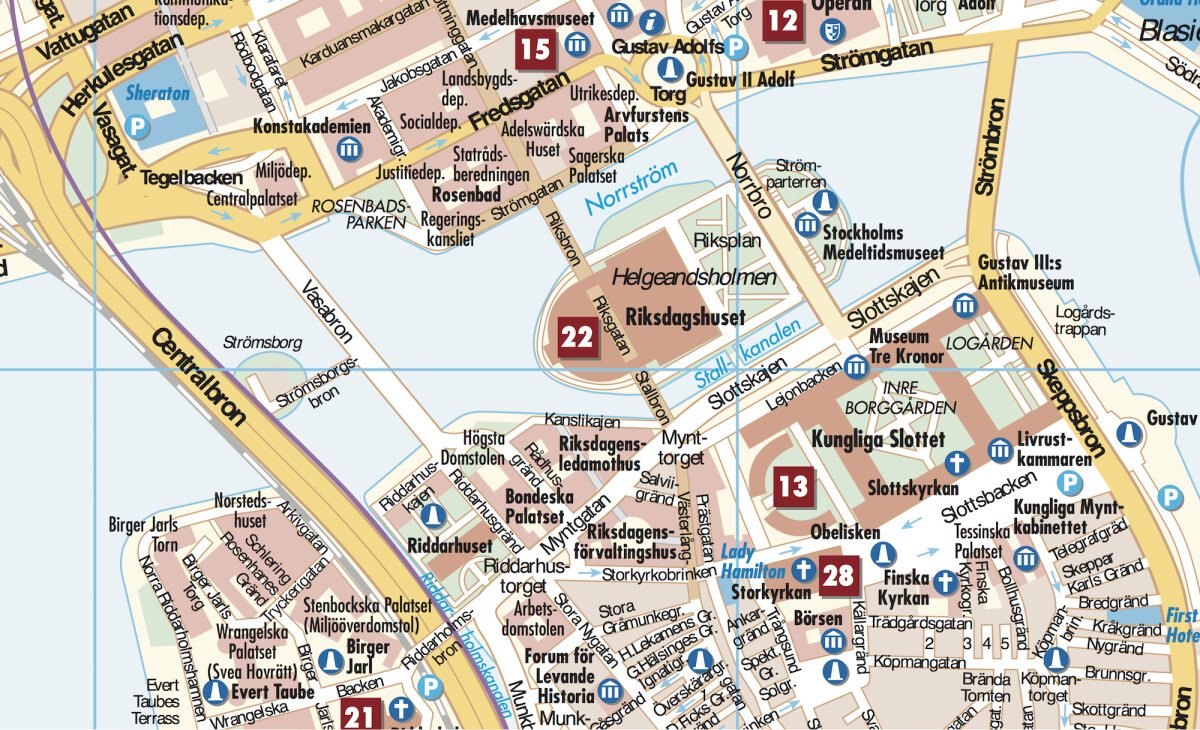 Stockholm - Borch Maps