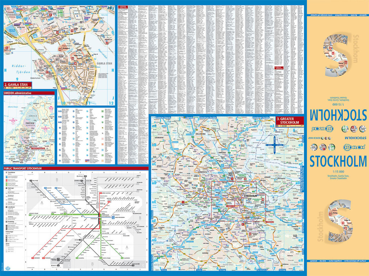 Stockholm - Borch Maps