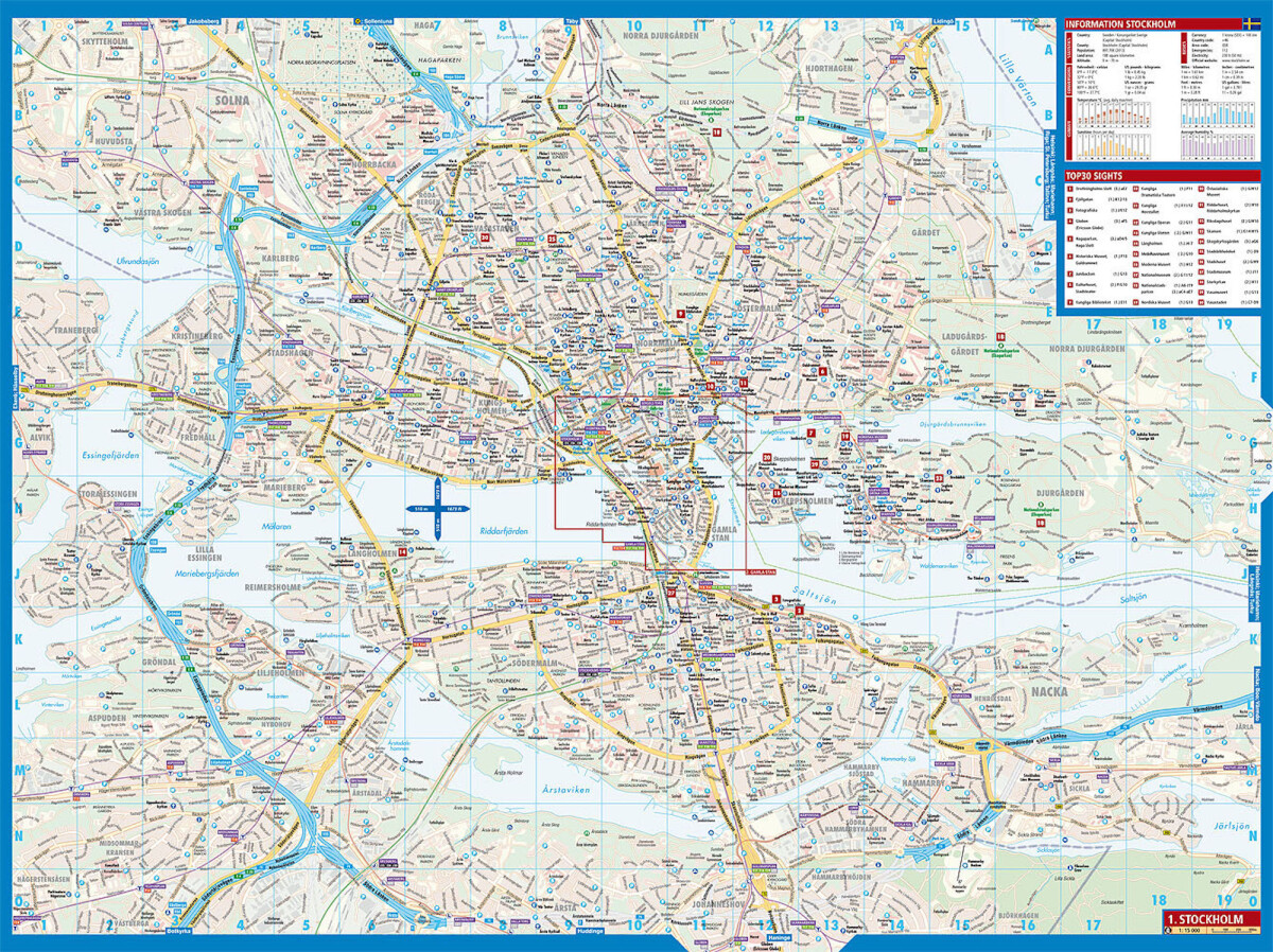 Stockholm - Borch Maps