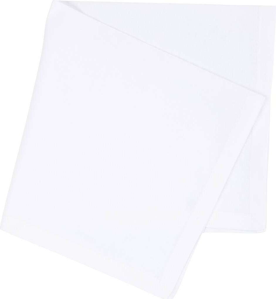 Stofservietter - Str 42X42 Cm - 145 G - Hvid - 4 Stk
