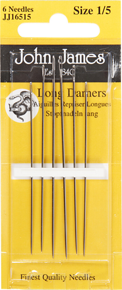 Stoppenåle - Nr 1-5 - Sølv - 6 Stk