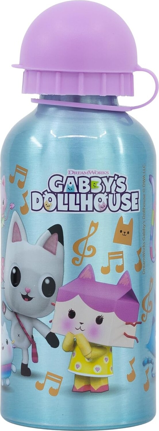 Gabby S Dollhouse - Drikkedunk Til Børn - Alu - 400 Ml - Grøn