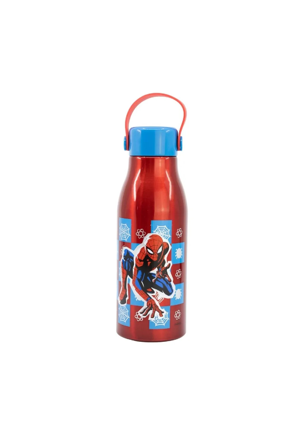 Spider-Man - Drikkedunk Med Strop Til Børn - Aluminium - 760 Ml