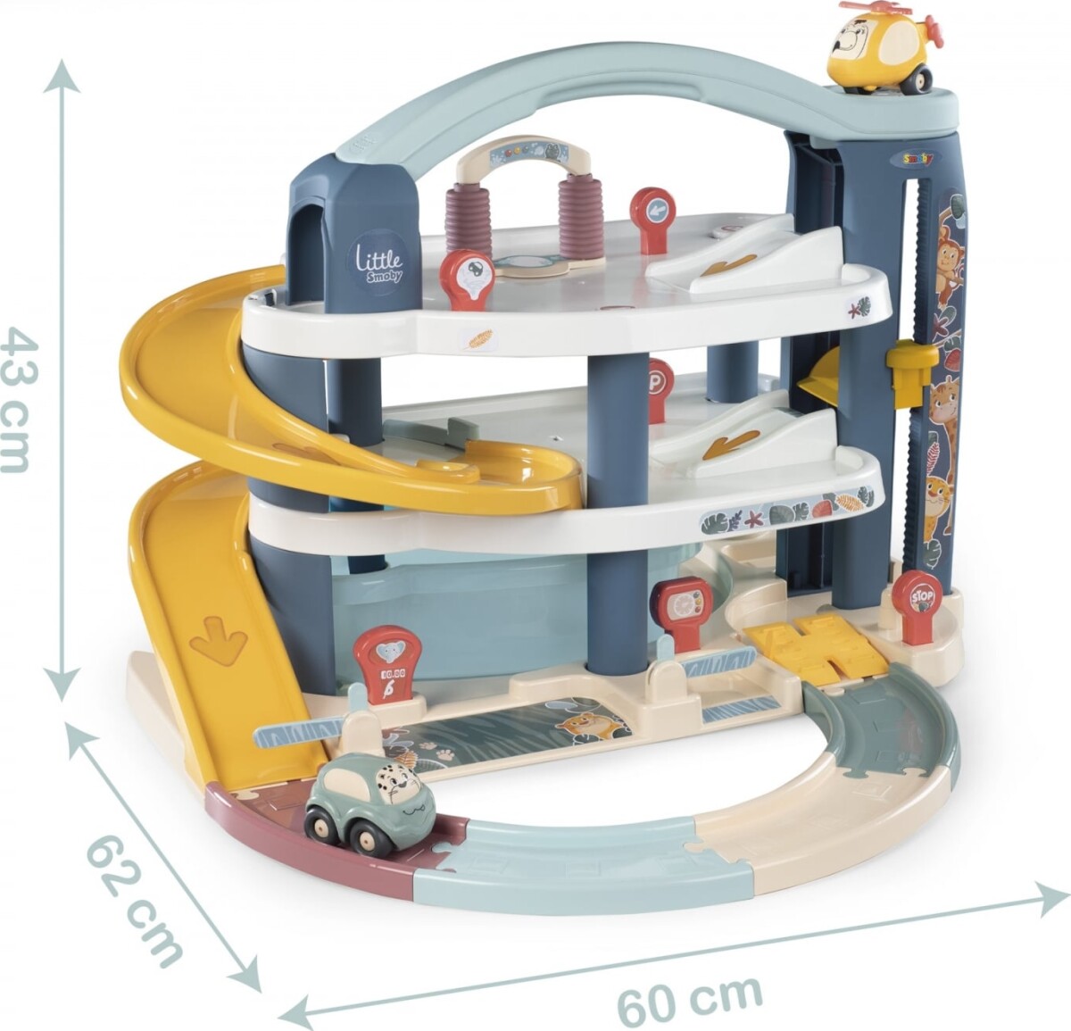Smoby - Big Garage - Stor Legetøjs Bilgarage - Little Smoby