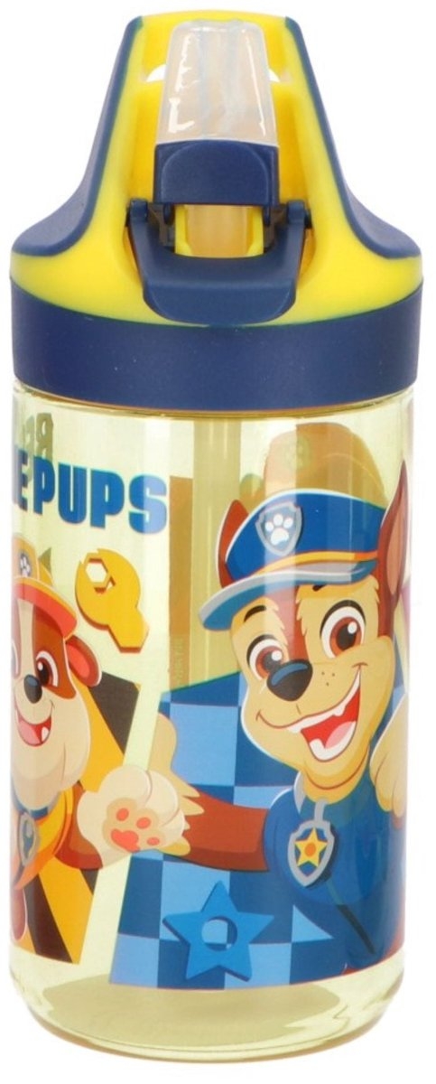 Paw Patrol - Drikkedunk Med Sugerør Til Børn - Rescue Pups
