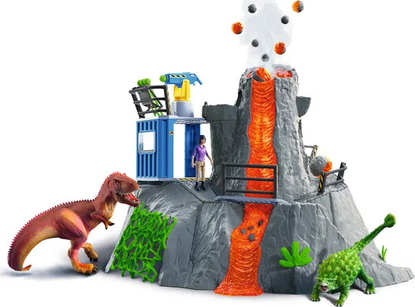 Schleich 42564 - Volcano Expedition Base Camp - Dinosaurs
