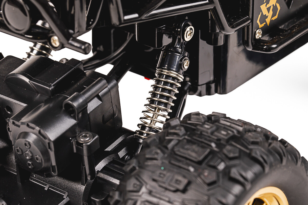 Tec-Toy - Storm Crawler Rc Fjernstyret Offroad Bil - Guld