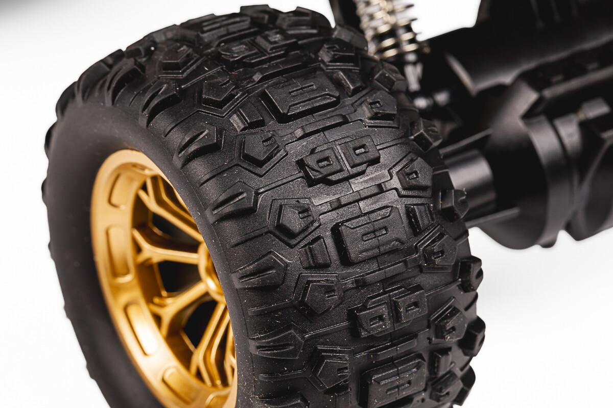Tec-Toy - Storm Crawler Rc Fjernstyret Offroad Bil - Guld