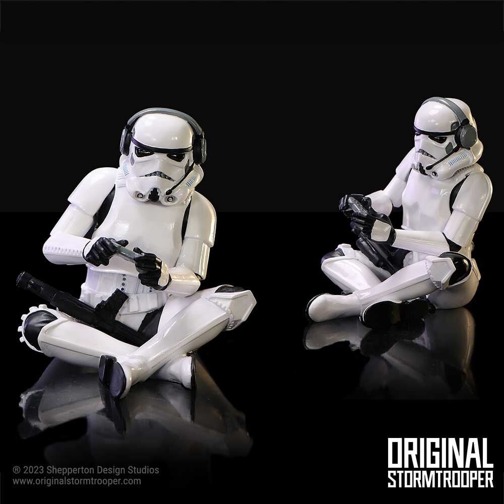 Star Wars Stormtrooper Figur - Gamer - 9 5 Cm - Nemesis Now