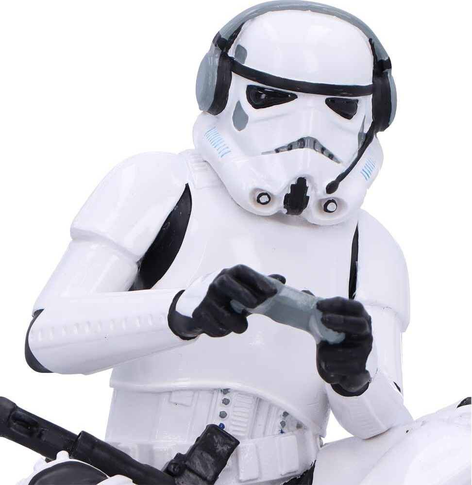 Star Wars Stormtrooper Figur - Gamer - 9 5 Cm - Nemesis Now