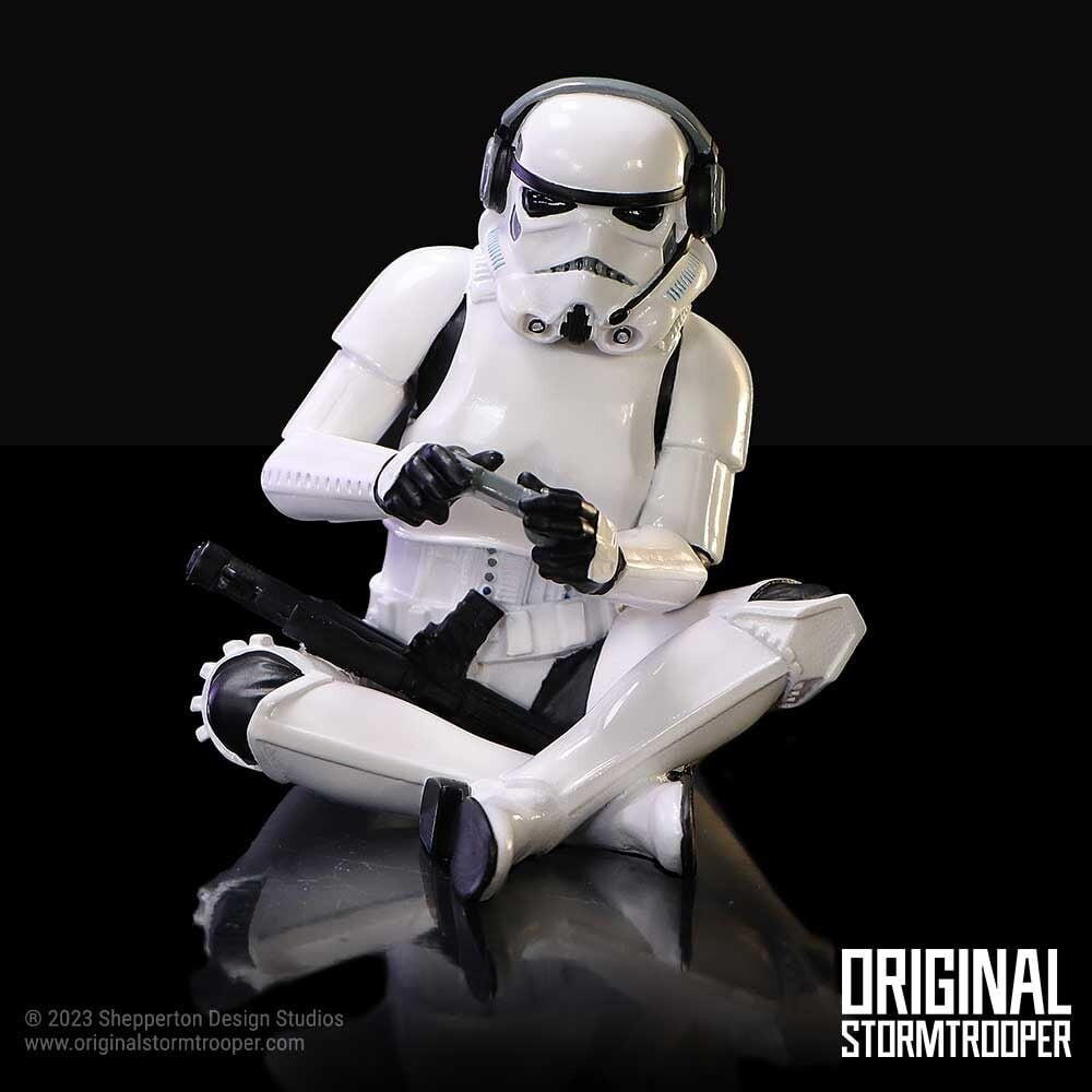 Star Wars Stormtrooper Figur - Gamer - 9 5 Cm - Nemesis Now