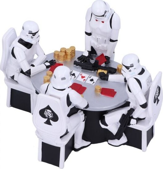 Stormtrooper - Poker Face Skulptur - Star Wars - 18 Cm