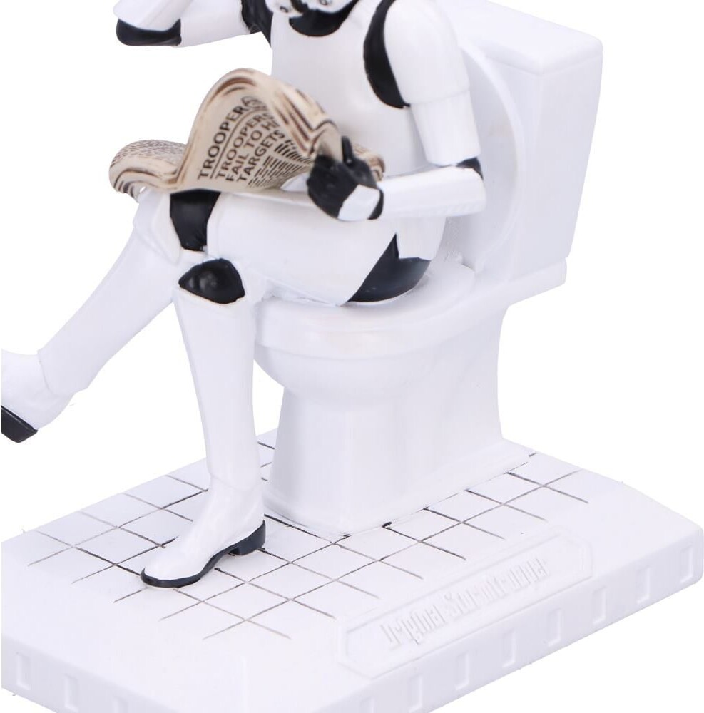 Stormtrooper Figur På Toilet - Star Wars - 14 Cm