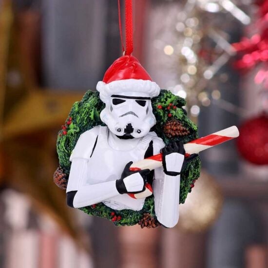 Star Wars Julepynt - Stormtrooper I Julekrans - 10 Cm