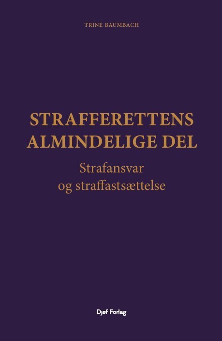 Strafferettens Almindelige Del
