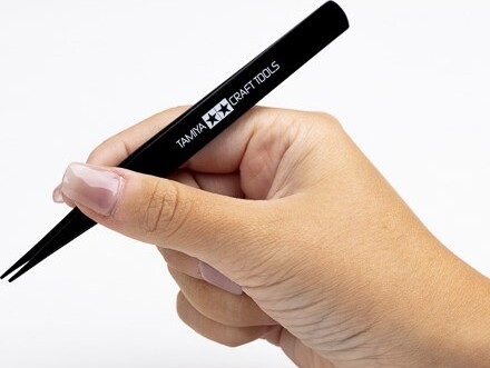 Tamiya - Straight Tweezers - Lige Hobby Pincet - 74004