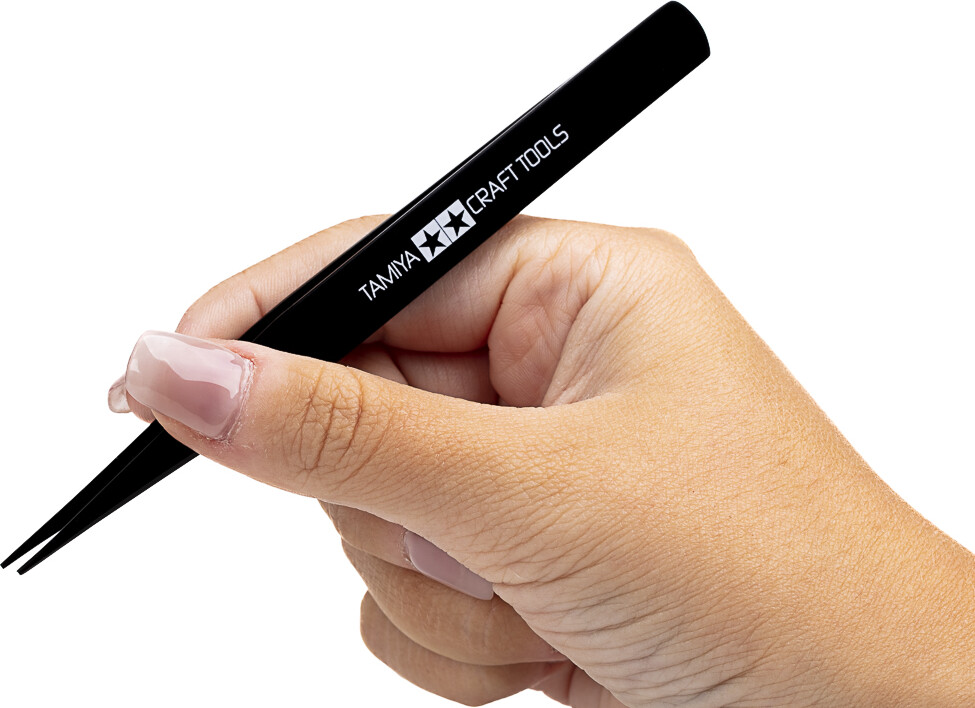 Tamiya - Straight Tweezers - Lige Hobby Pincet - 74004