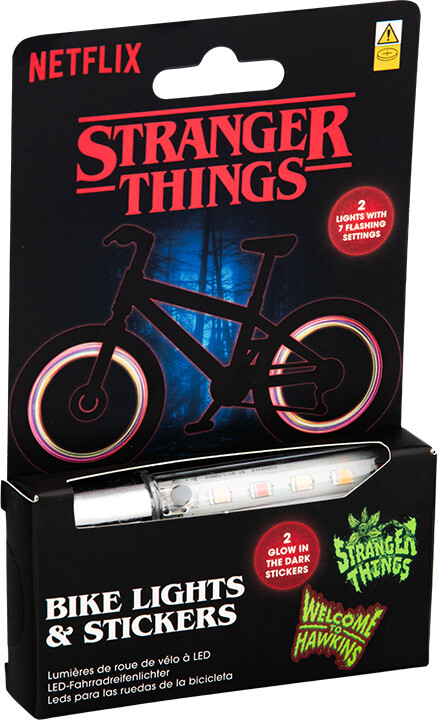 Stranger Things 5 Led Bike Lights And Stickers
