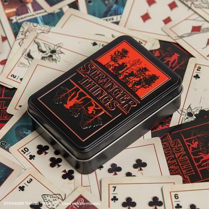 Stranger Things 5 Playing Cards In A Tin