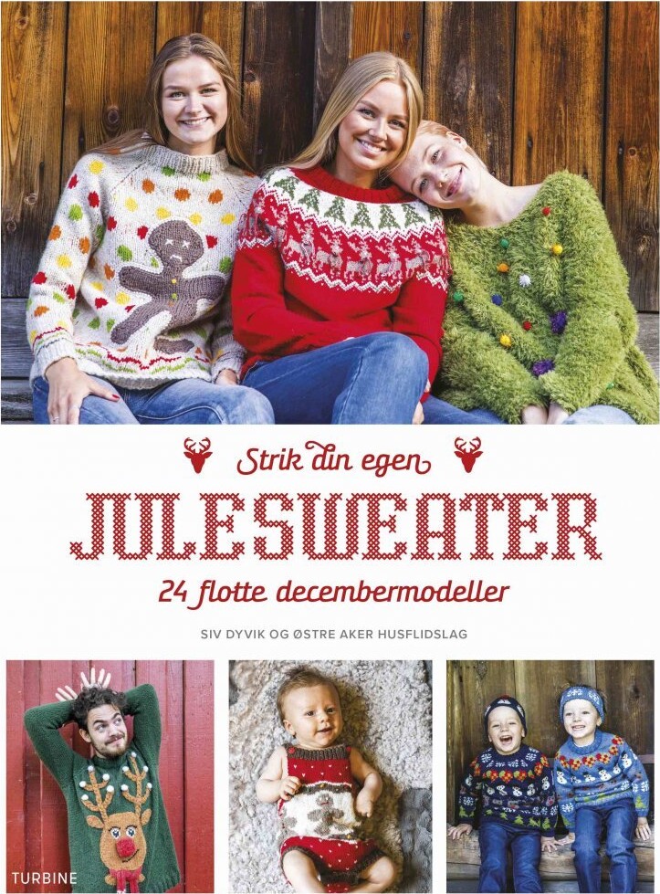 Strik Din Egen Julesweater - 24 Skønne Decembermodeller af Siv - Bog - Gucca.dk