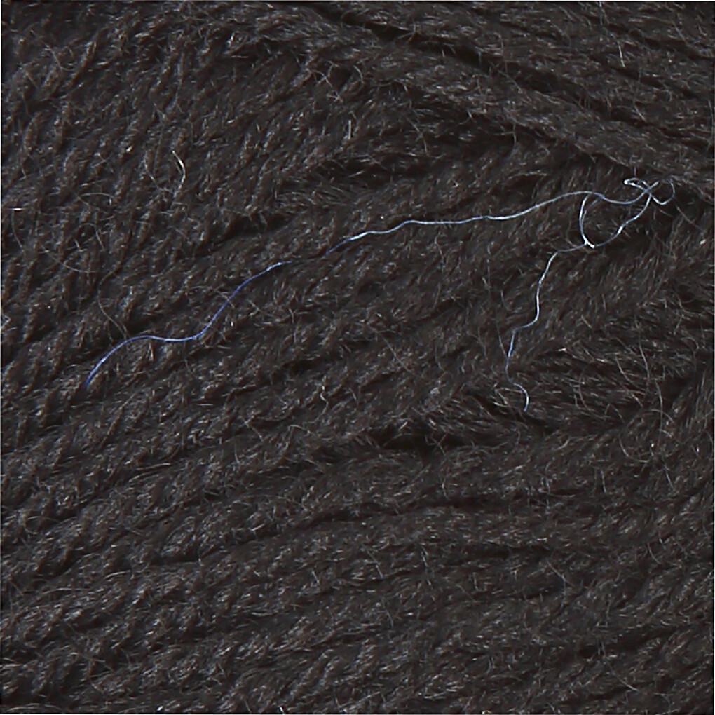 Strømpegarn - Uld Nylon - L 200 M - Sort - 50 G