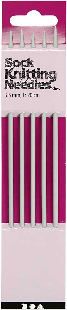 Køb Strømpepinde Sæt - Metal - ø 3,5 Mm - L 20 Cm fra Creativ Company ...