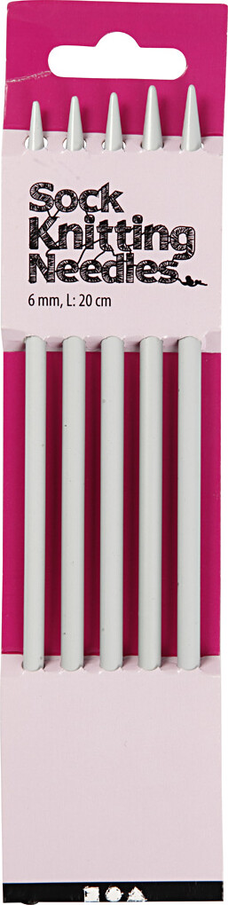 Køb Strømpepinde Sæt - Metal - ø 6 Mm - L 20 Cm fra Creativ Company ...