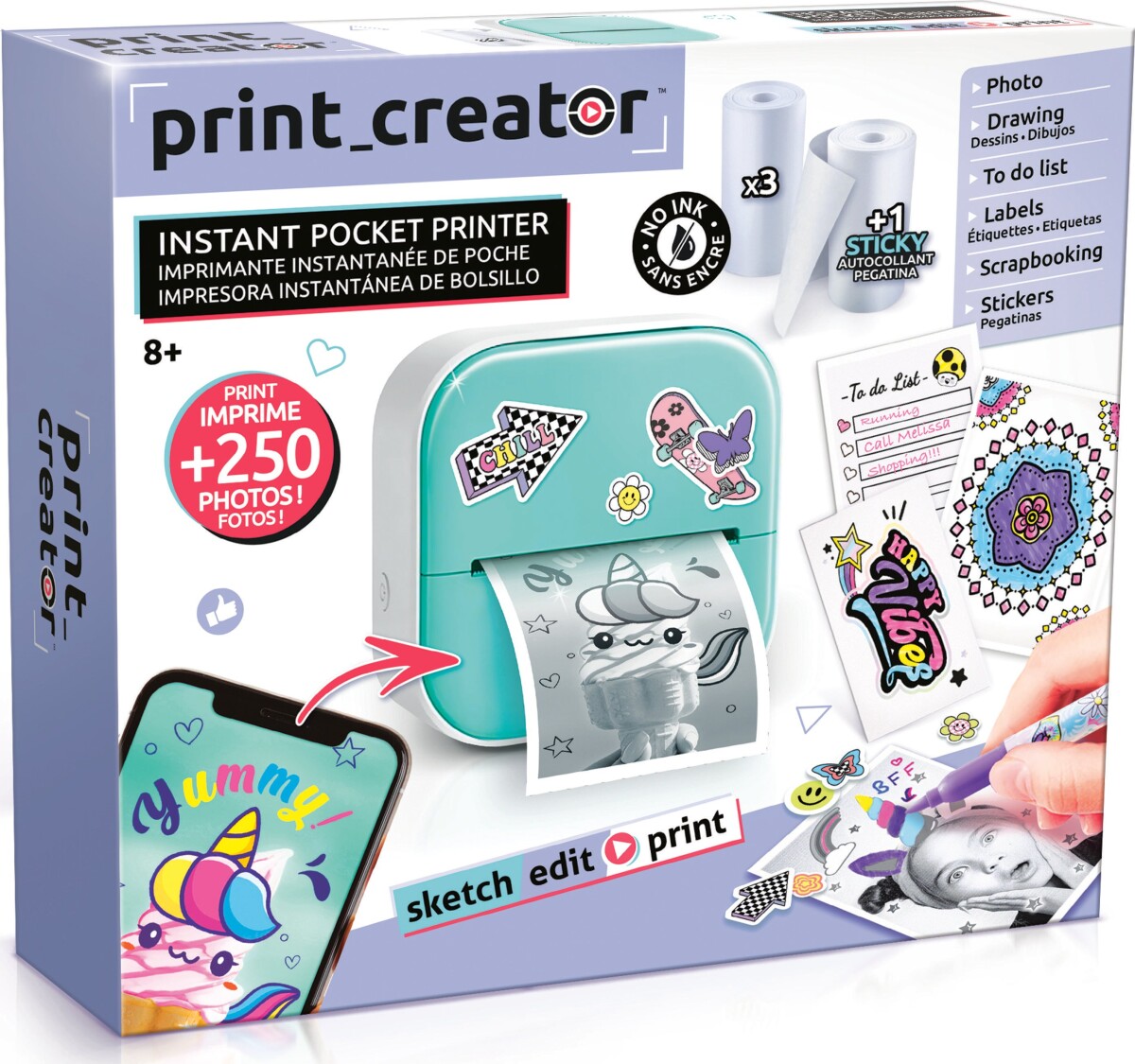 Studio Creator - Photo Creator Instant Lommeprinter