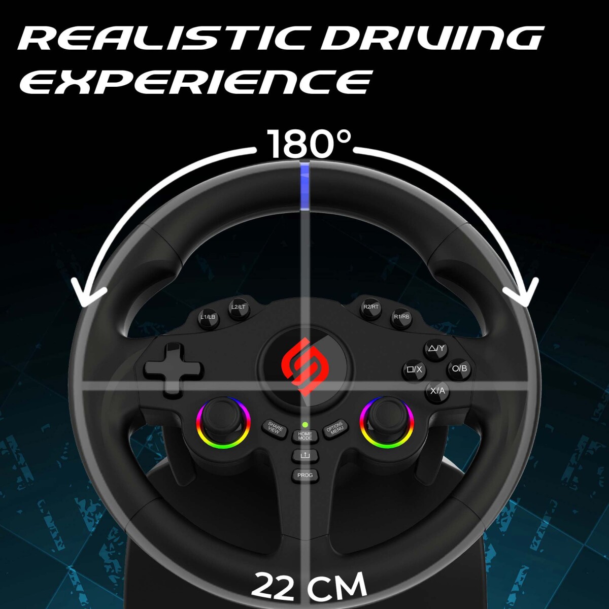 Subsonic - 220 Rs-5 Steering Wheele Pc Ps5