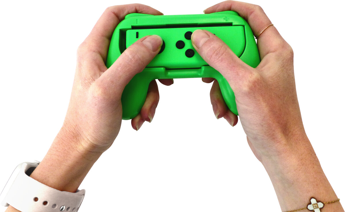 Subsonic Duo Control Grip Colorz - Pink Green Switch Switch Lite Switch