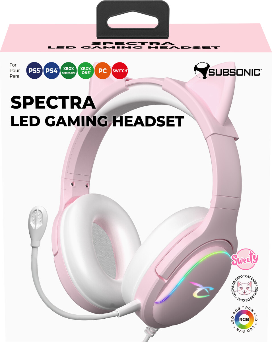 Subsonic Headset All Platforms Led Multi