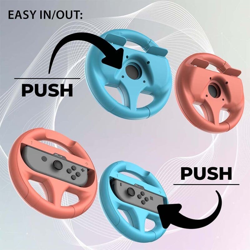 Subsonic - Pack Of 2 Steering Wheels For Switch Switch 2