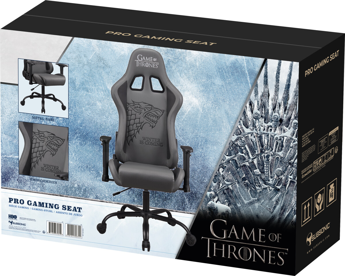 Subsonic Pro Gaming Chair Game Of Thrones Size L-Xl