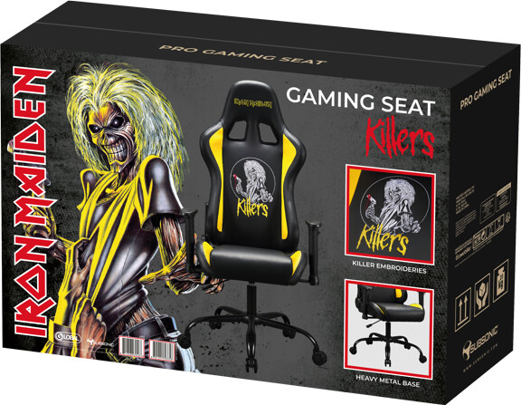 Subsonic Pro Gaming Chair Iron Maiden Killers Size L-Xl