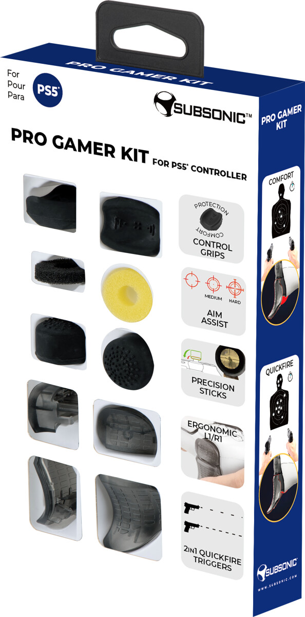 Subsonic Pro Gaming Kit For Ps5 Controller