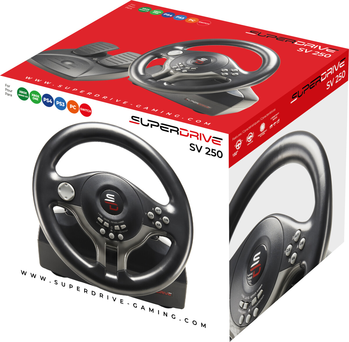 Subsonic Superdrive Sv 250 - Ps4Ps3Xbox One Xs Switch Pc