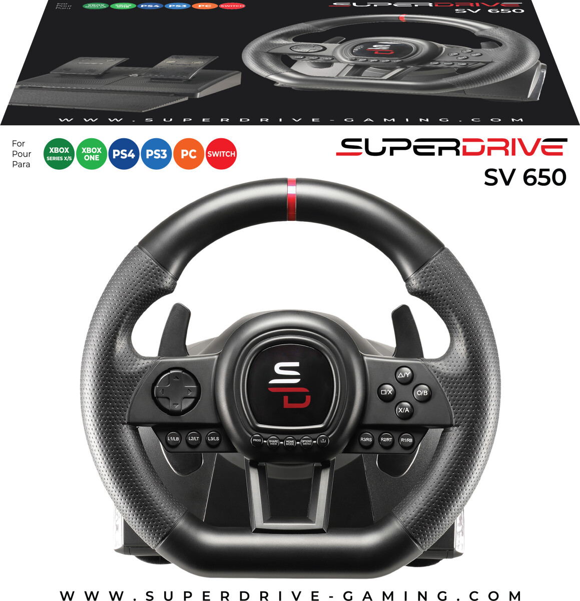 Subsonic Superdrive Sv 650 - Ps4Ps3Xbox One Xs Switch Pc