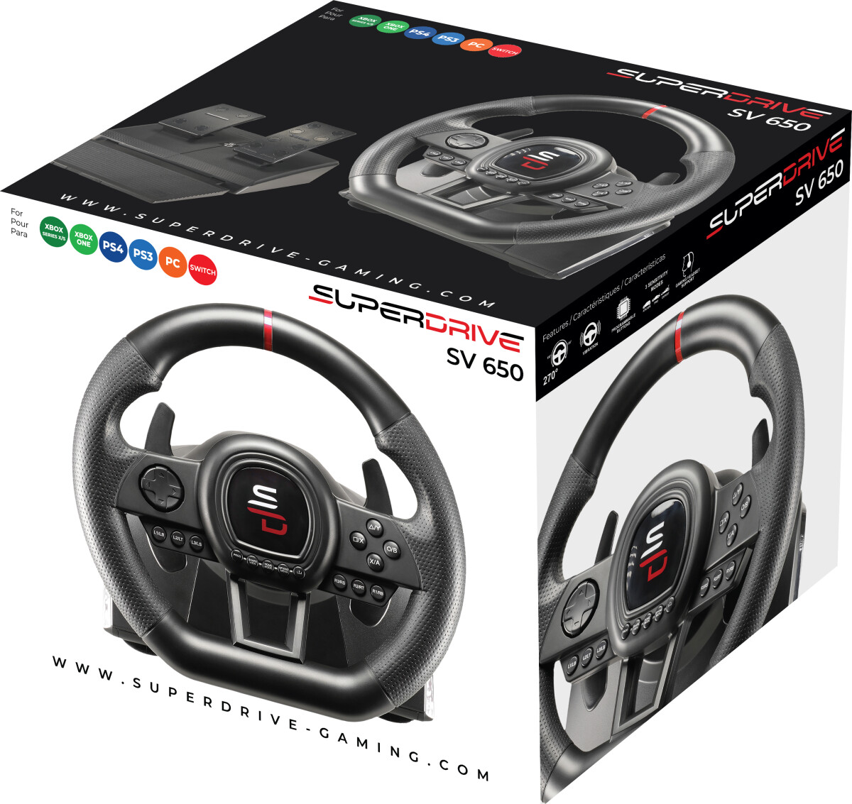 Subsonic Superdrive Sv 650 - Ps4Ps3Xbox One Xs Switch Pc