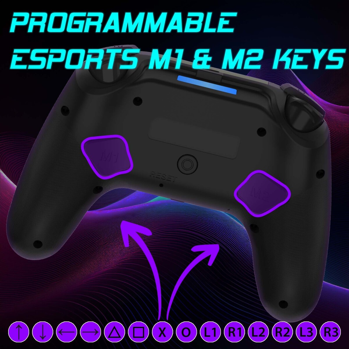 Subsonic - Wireless Led Controller - Ps5 Green
