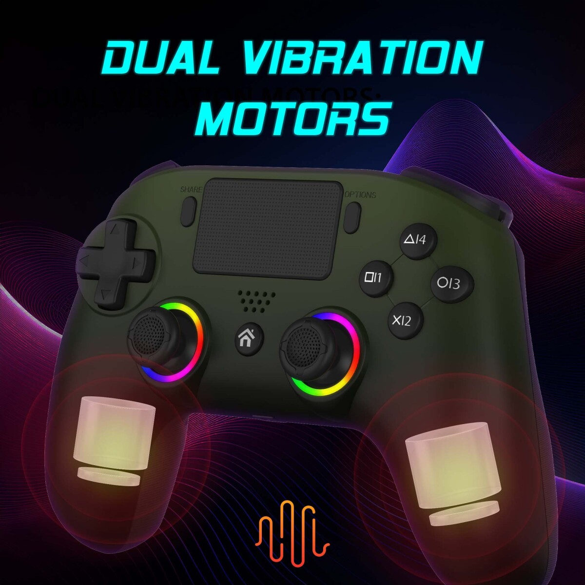 Subsonic - Wireless Led Controller - Ps5 Green