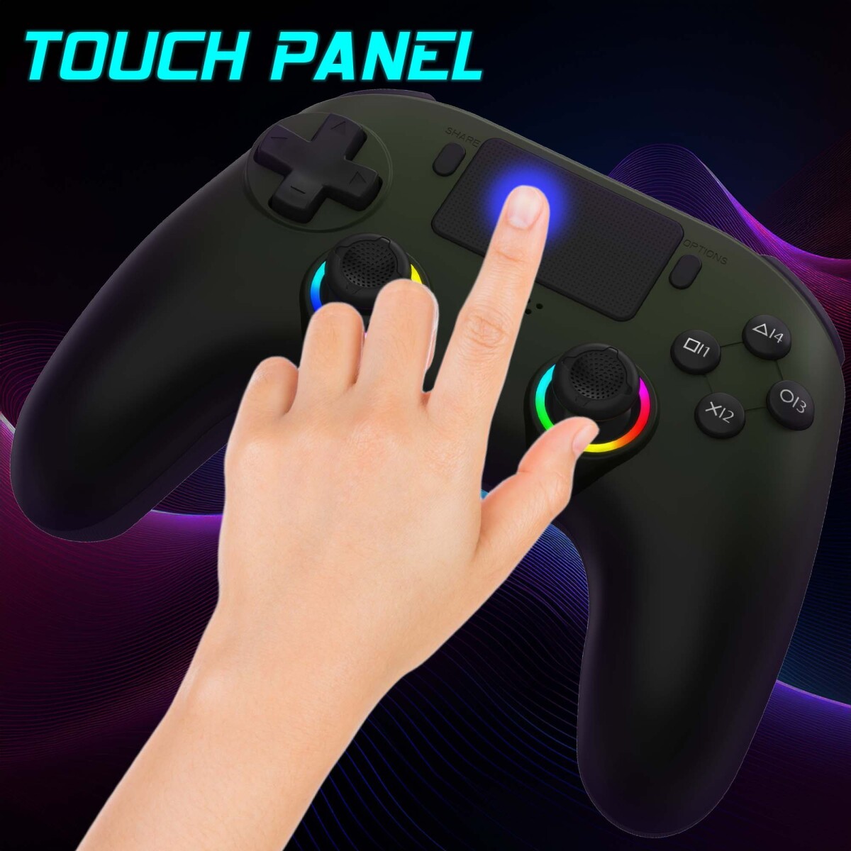 Subsonic - Wireless Led Controller - Ps5 Green
