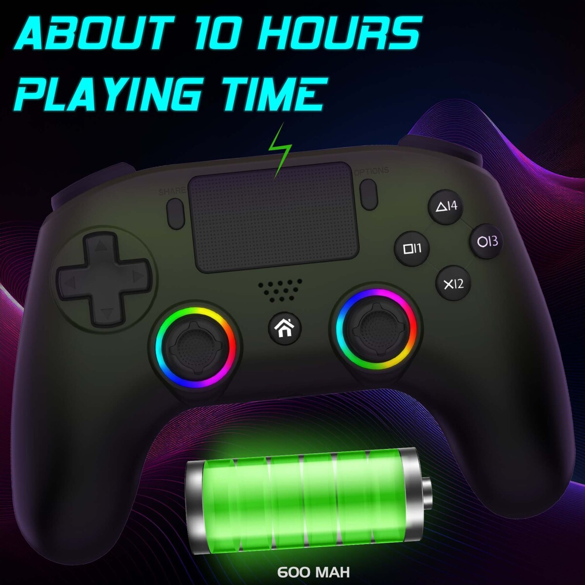 Subsonic - Wireless Led Controller - Ps5 Green