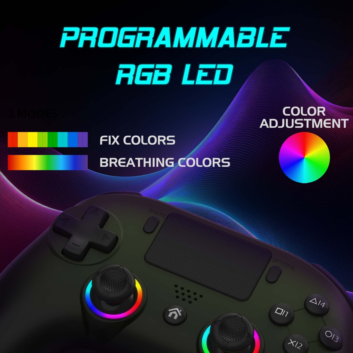 Subsonic - Wireless Led Controller - Ps5 Green