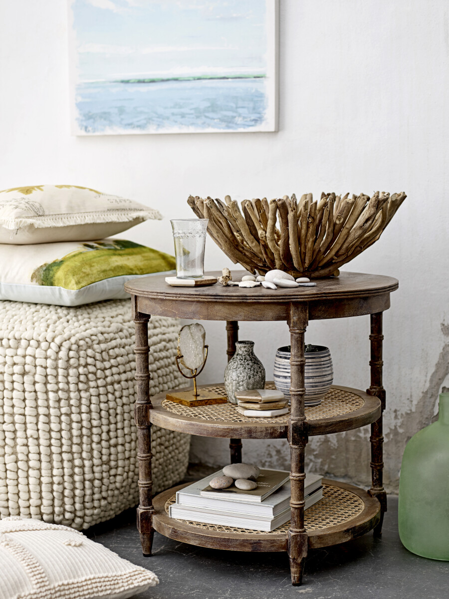 Creative Collection - Suna Puf - Natur - Uld