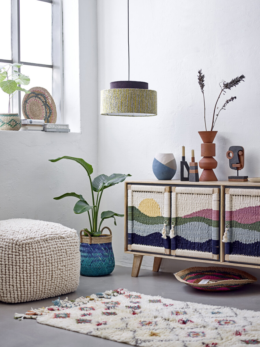 Creative Collection - Suna Puf - Natur - Uld