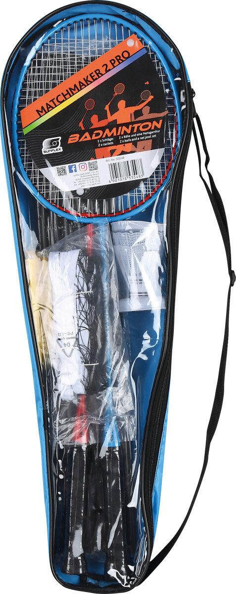 Sunflex - Badminton Sæt Inkl Net