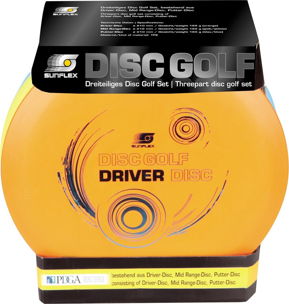 Sunflex - Disc Golf Frisbee Sæt