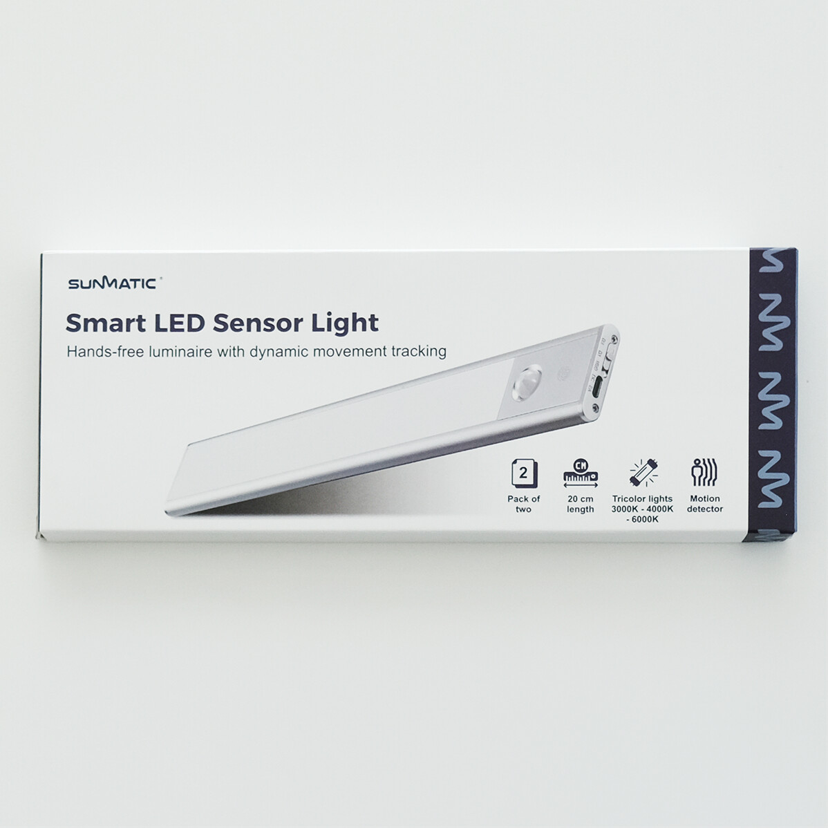 Sunmatic - Led Sensor Light 20Cm 2-Pack