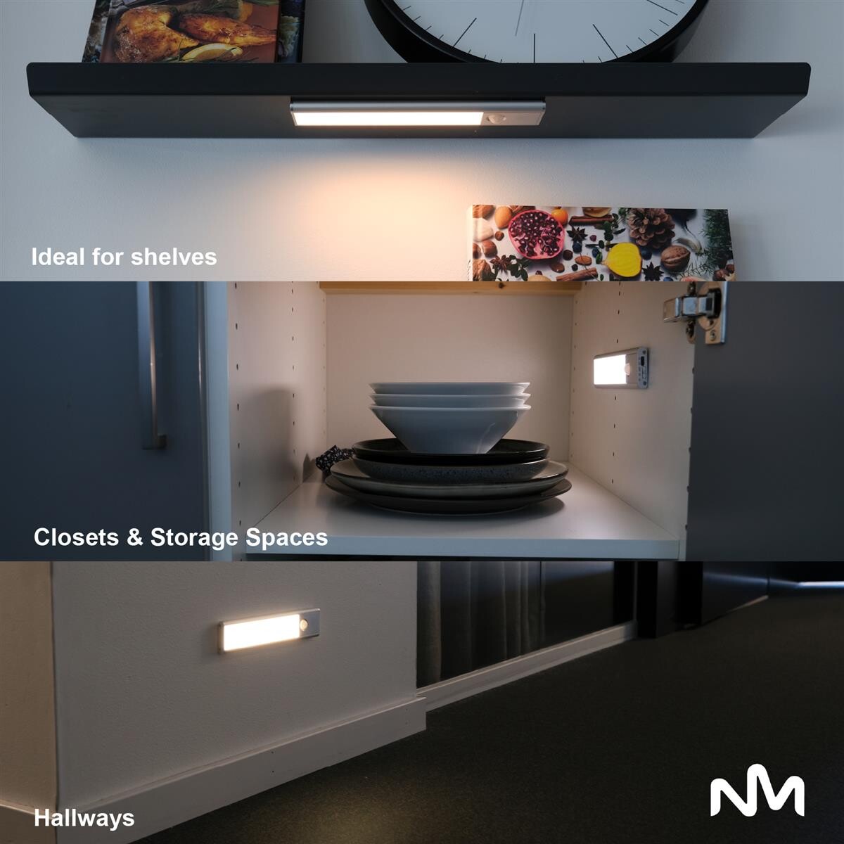 Sunmatic - Led Sensor Light 20Cm 2-Pack